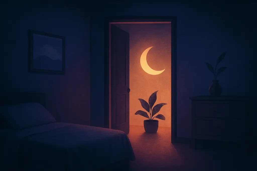 Dream illustration: Inside a familiar place that's been subtly altered
