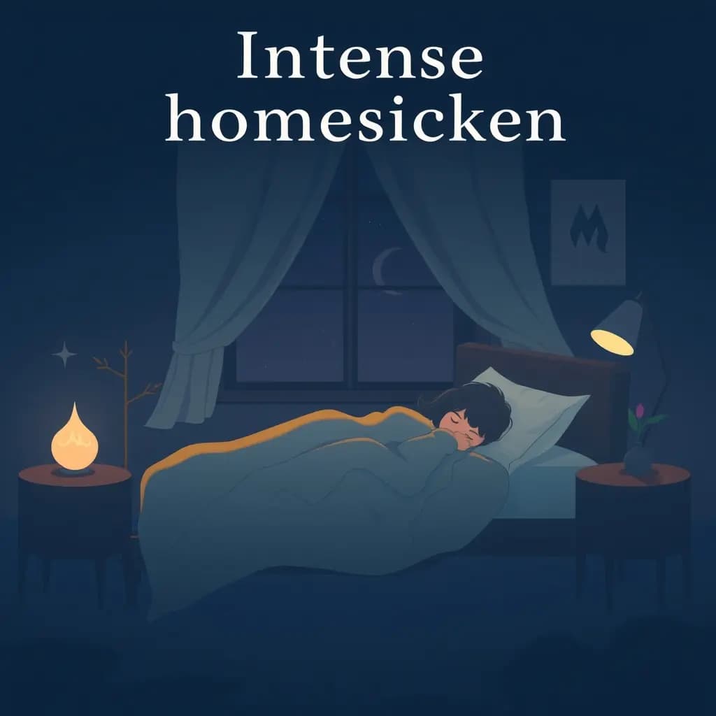 Dream illustration: Intense homesickness
