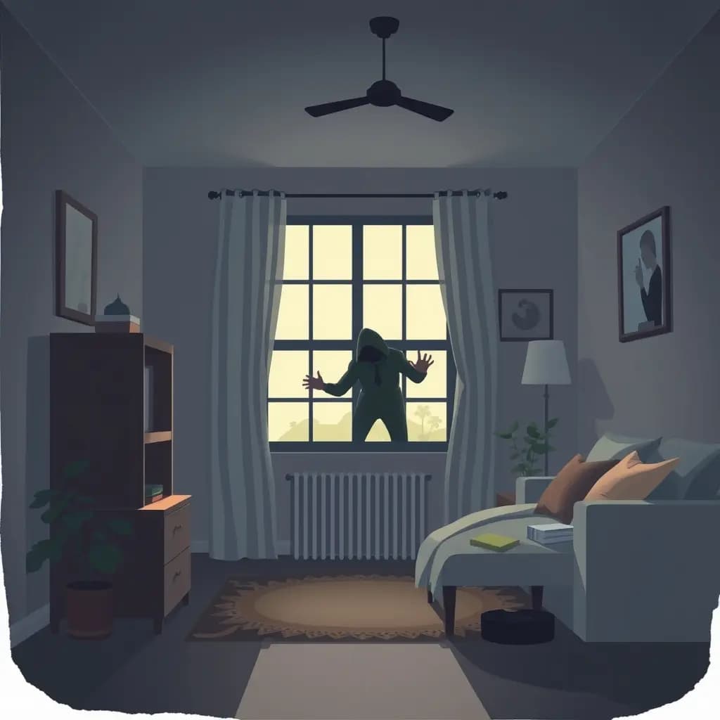 Dream illustration: Intruder in your home