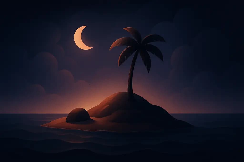 Dream illustration: Island with no way to leave