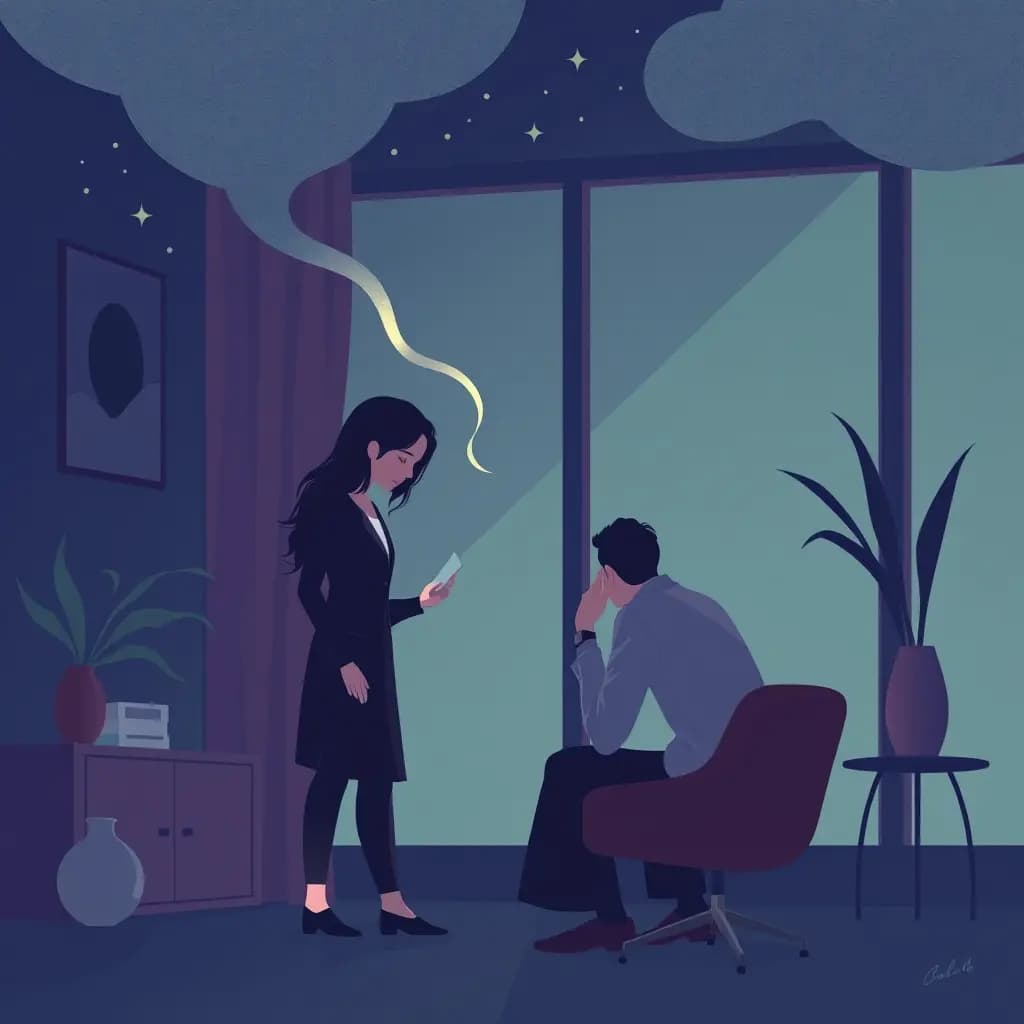 Dream illustration: Job interview gone wrong