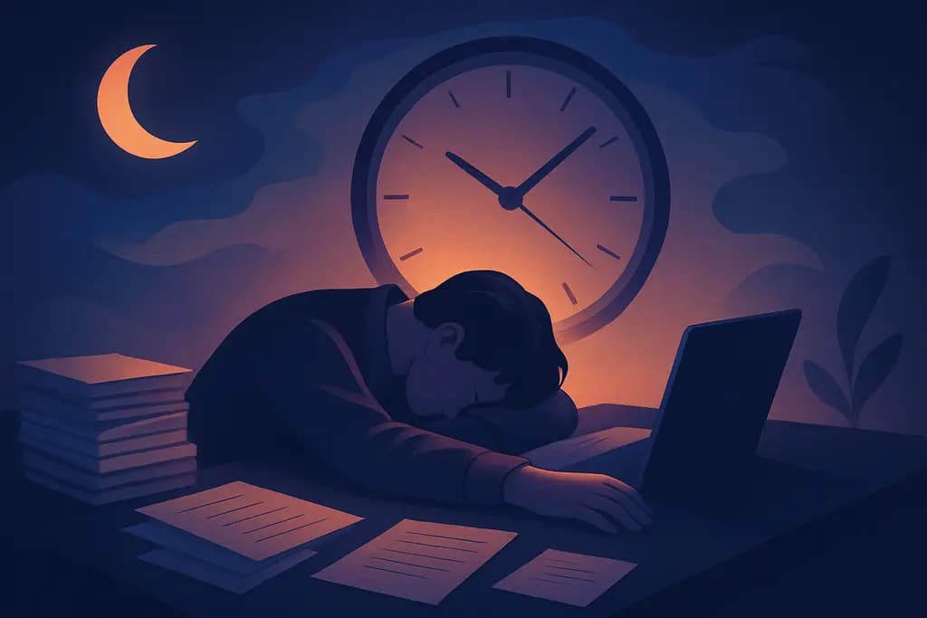 Dream illustration: Job Overload / Overtime