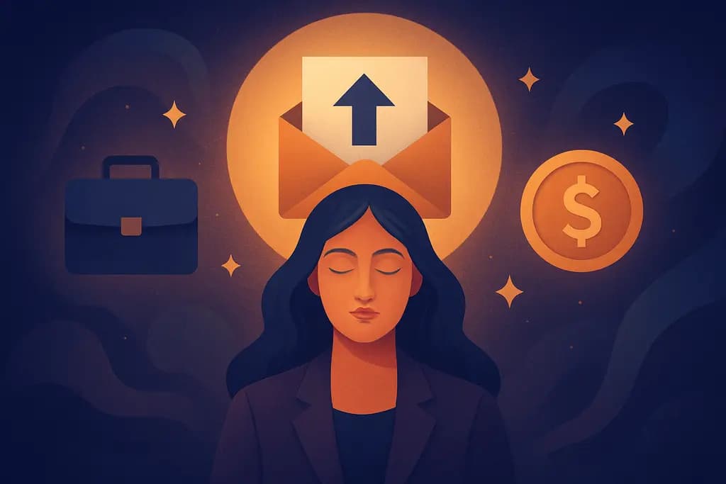 Dream illustration: Job promotion or new job offer