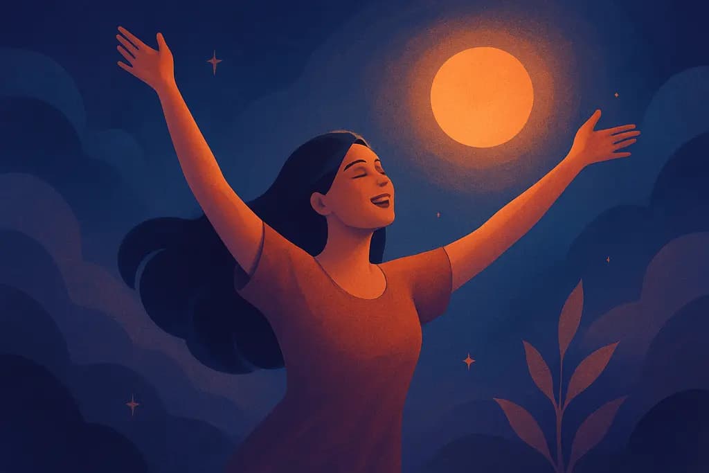 Dream illustration: Joy and elation