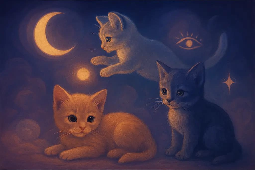 Dream illustration: Kittens or baby cats