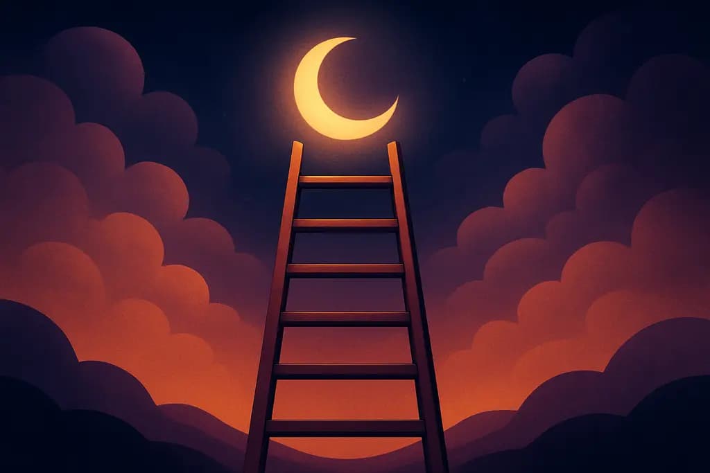 Dream illustration: Ladder