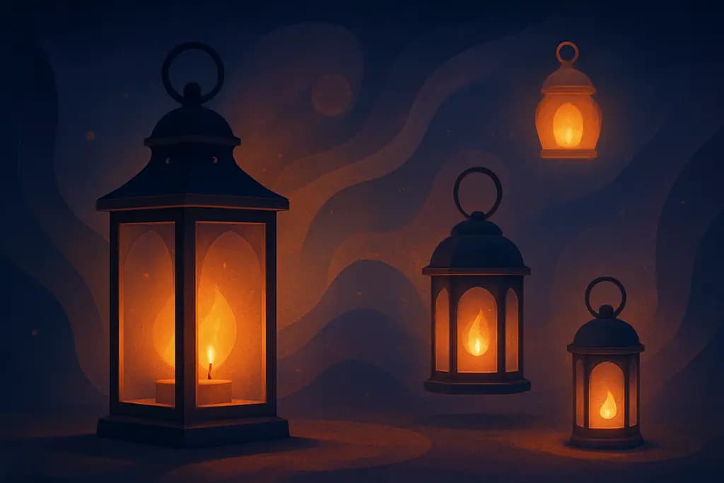 Dream illustration: Lanterns