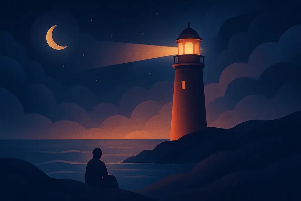 Dream illustration: Lighthouse guiding you