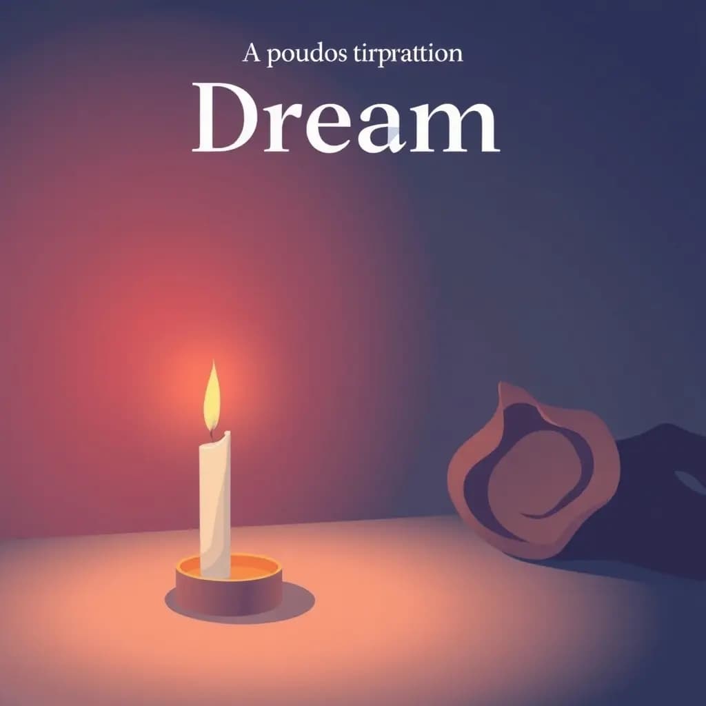 Dream illustration: Lighting a candle