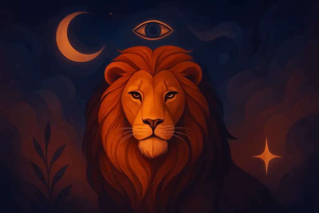 Dream illustration: Lion