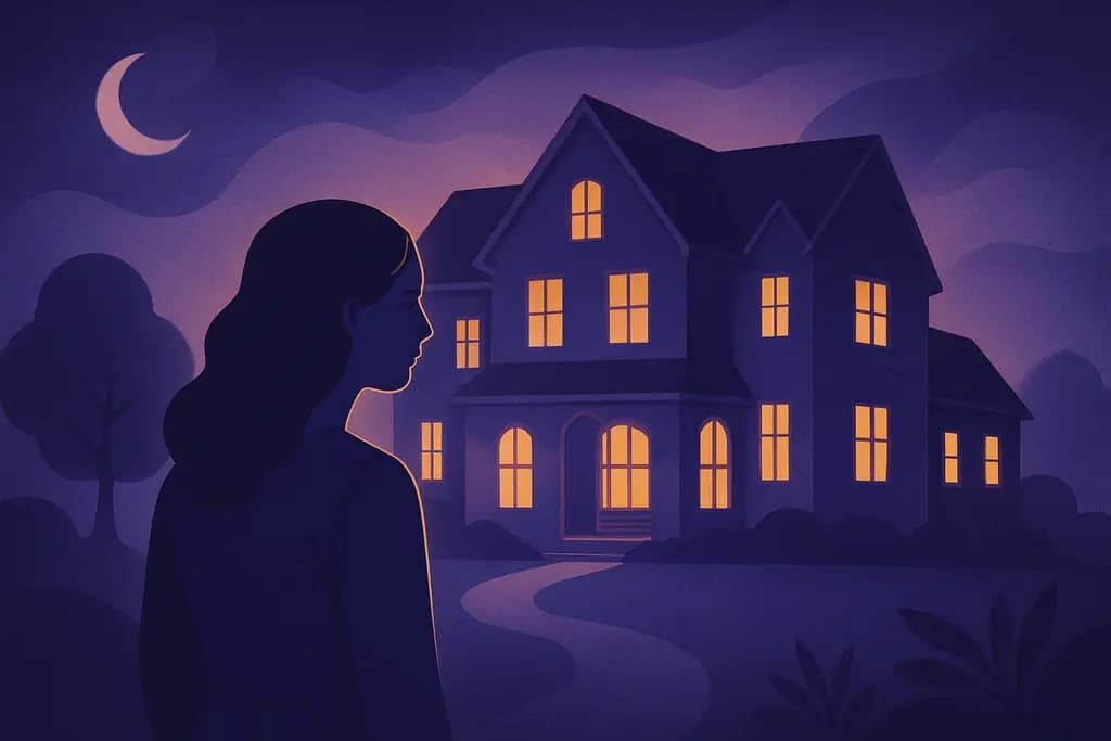 Dream illustration: Living in a House That's Too Big