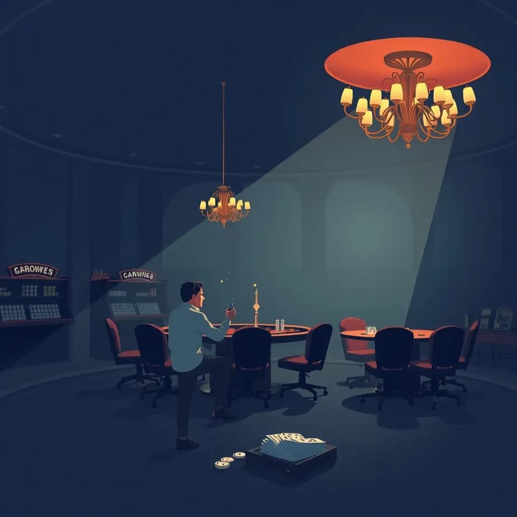 Dream illustration: Living Inside a Casino