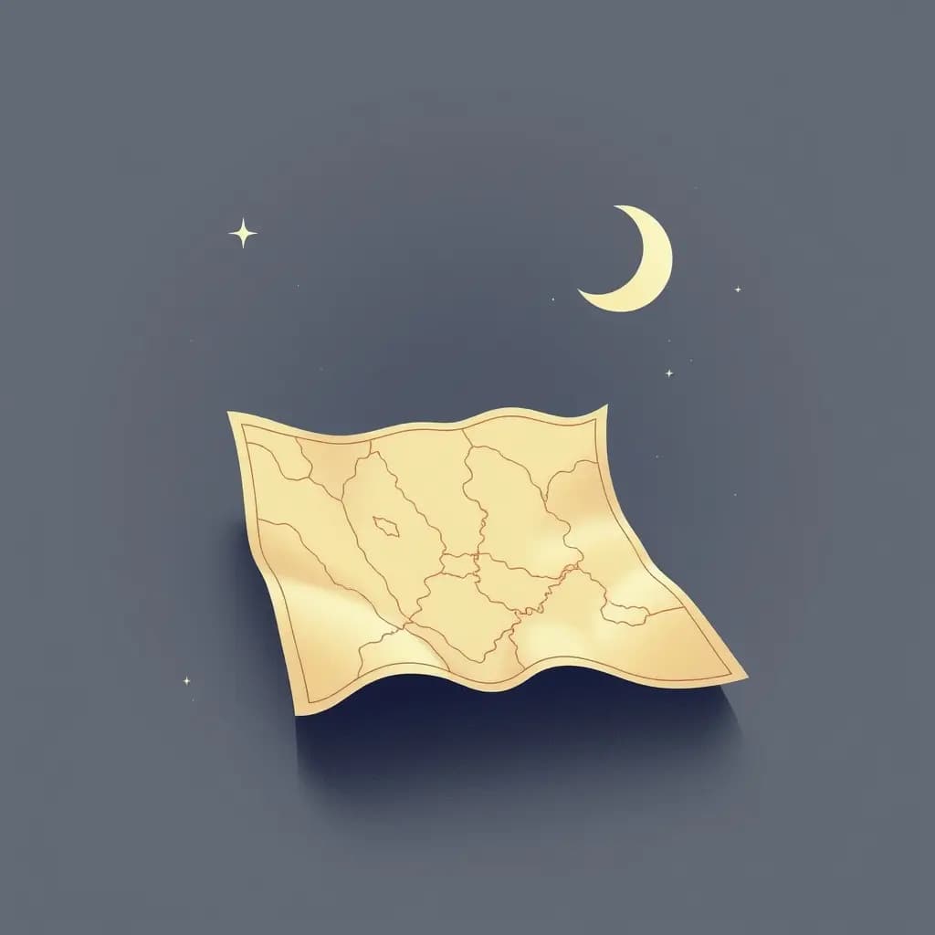 Dream illustration: Locating a Blank Map