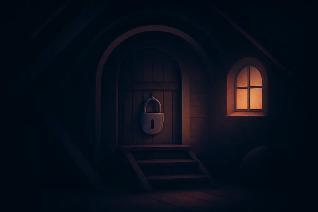 Dream illustration: Locked attic or cellar