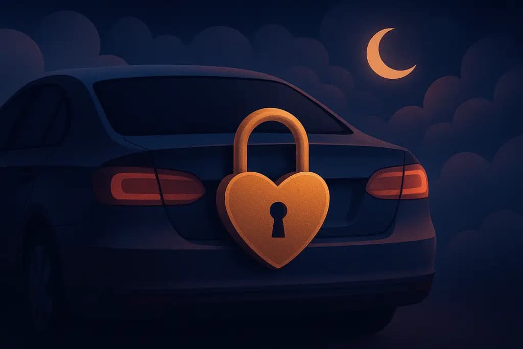 Dream illustration: Locked car trunk