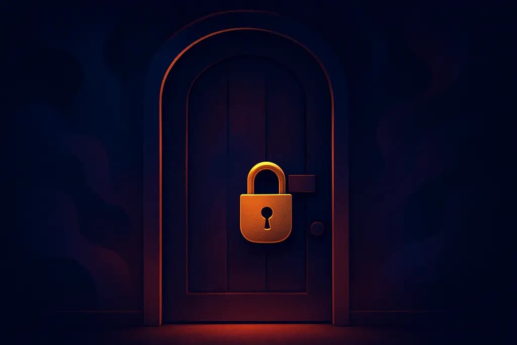 Dream illustration: Locked Door