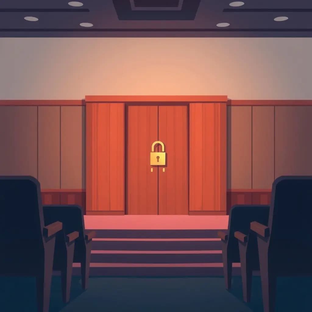Dream illustration: Locked out of lecture hall