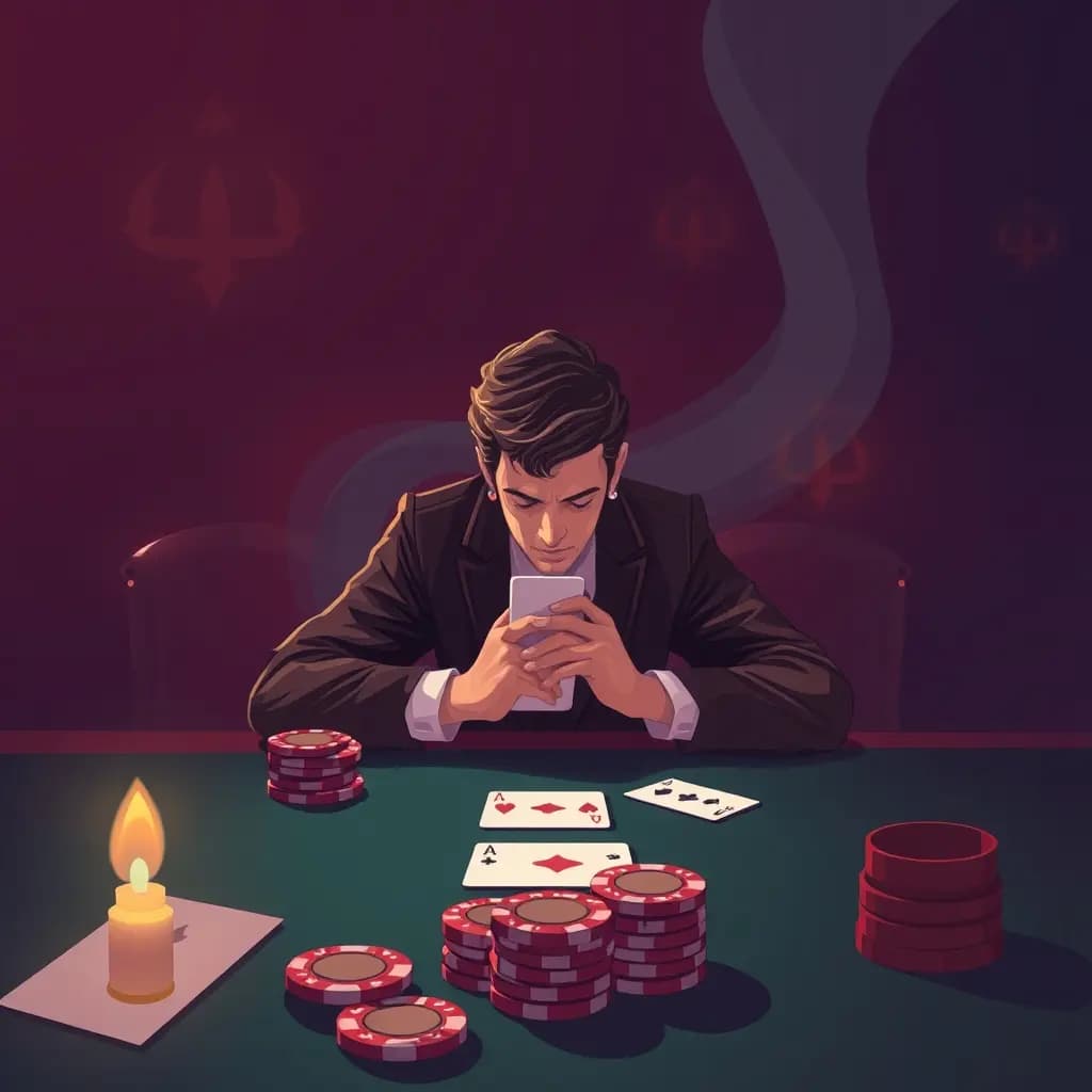 Dream illustration: Losing a Poker Tournament