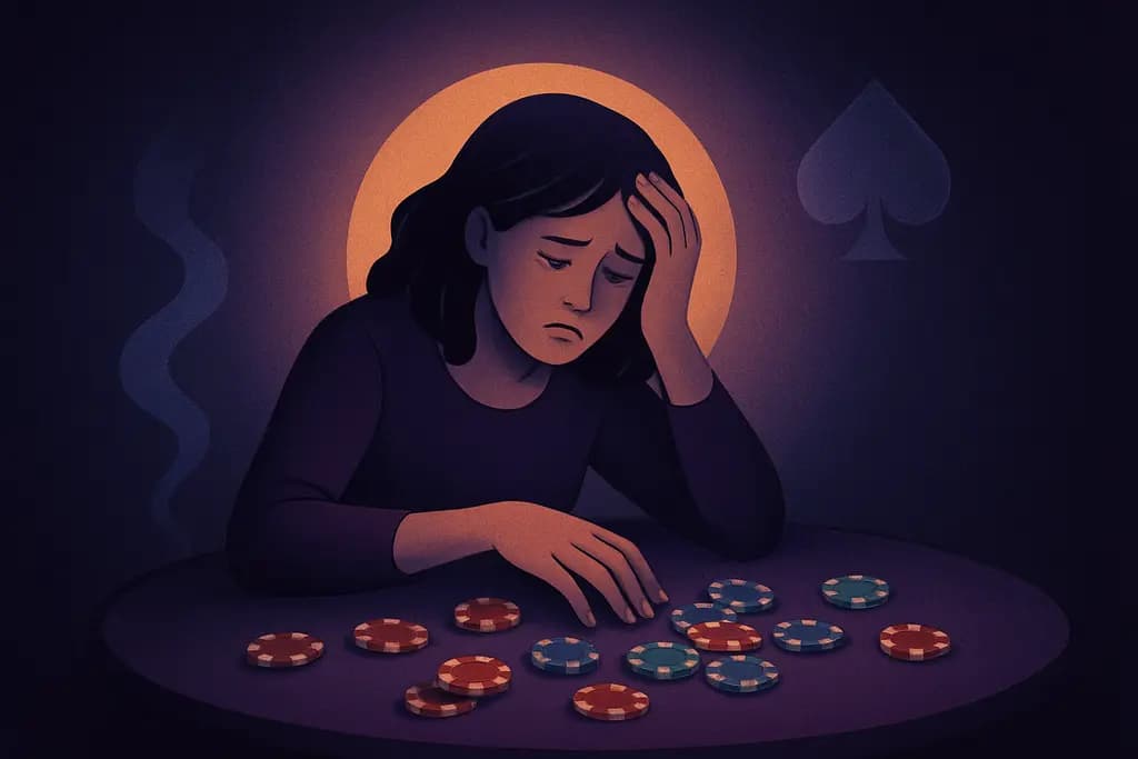Dream illustration: Losing All My Chips