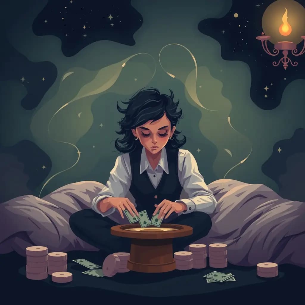 Dream illustration: Losing All Your Money Gambling