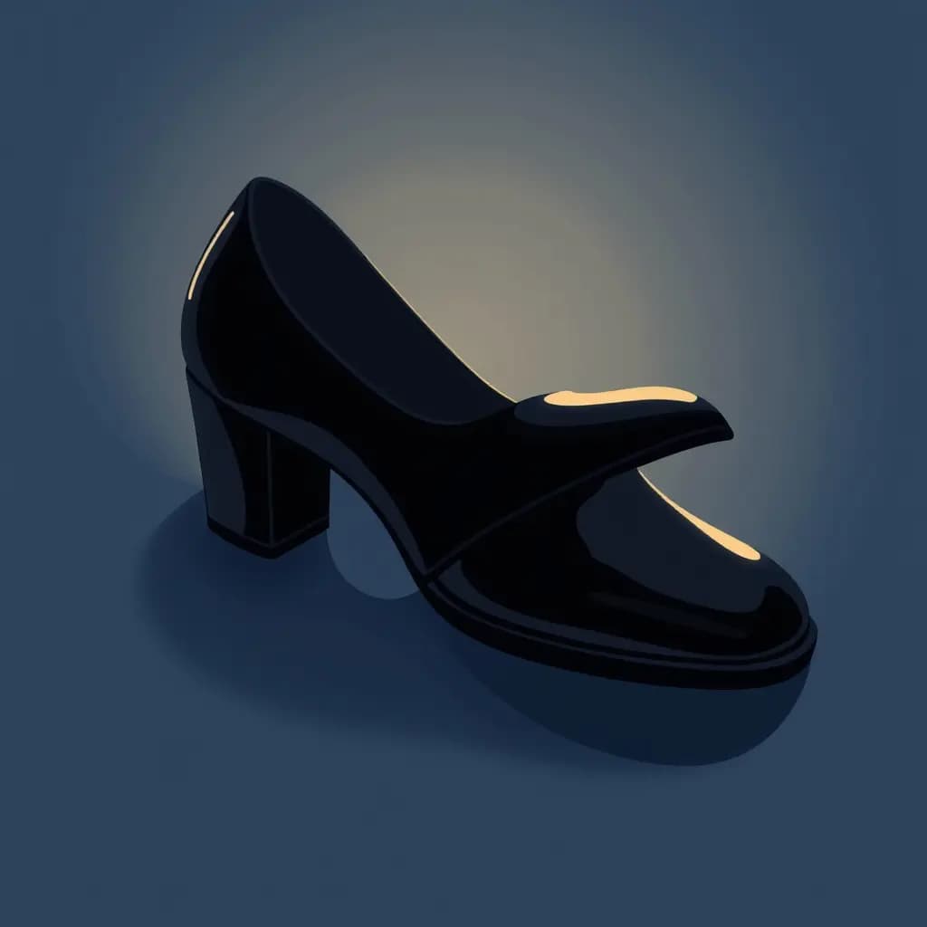 Dream illustration: Losing designer shoe