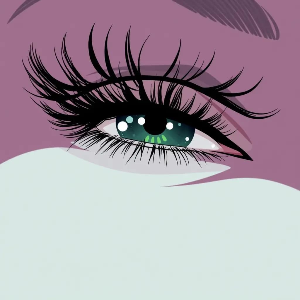 Dream illustration: Losing eyelashes