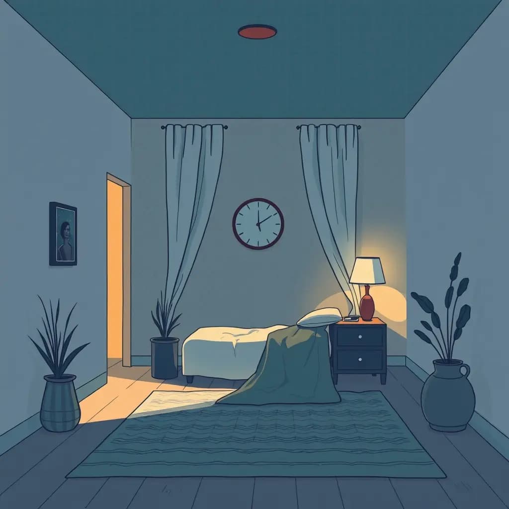 Dream illustration: Losing hours in a room