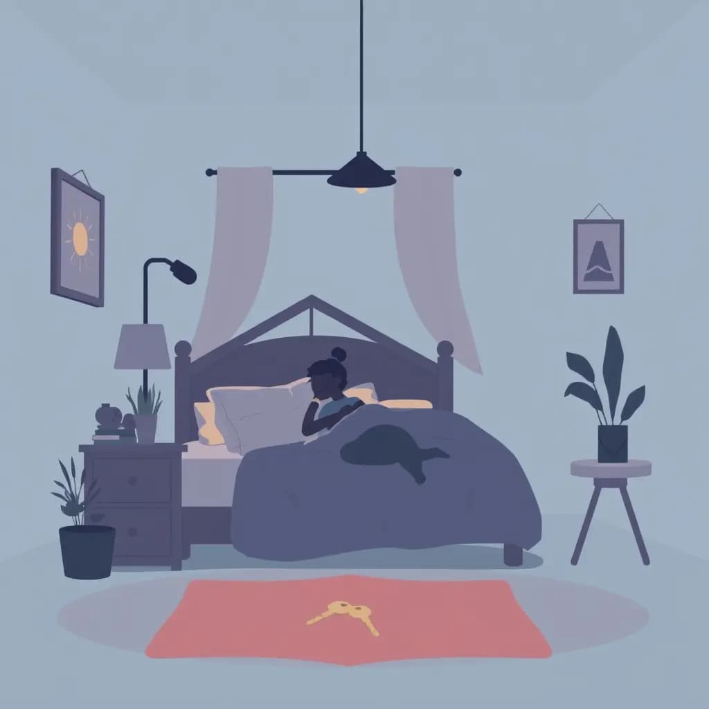 Dream illustration: Losing house keys again