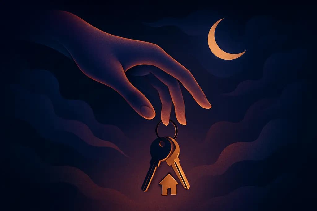 Dream illustration: Losing house keys