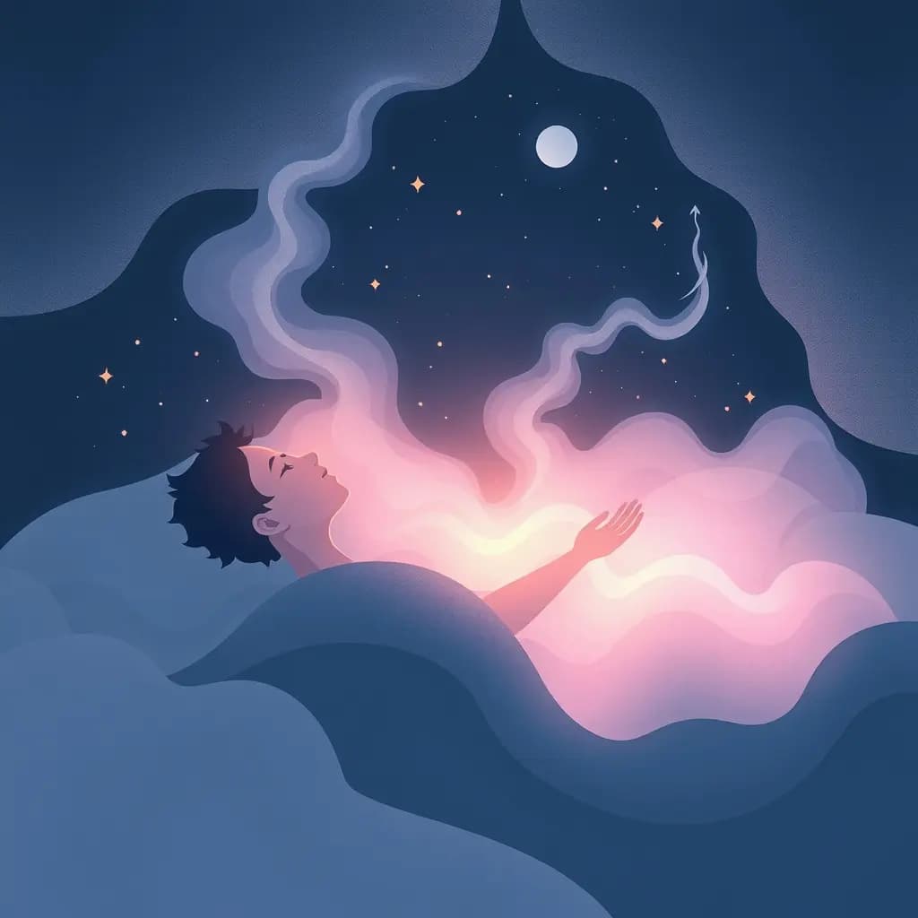 Dream illustration: Losing sense of dream body