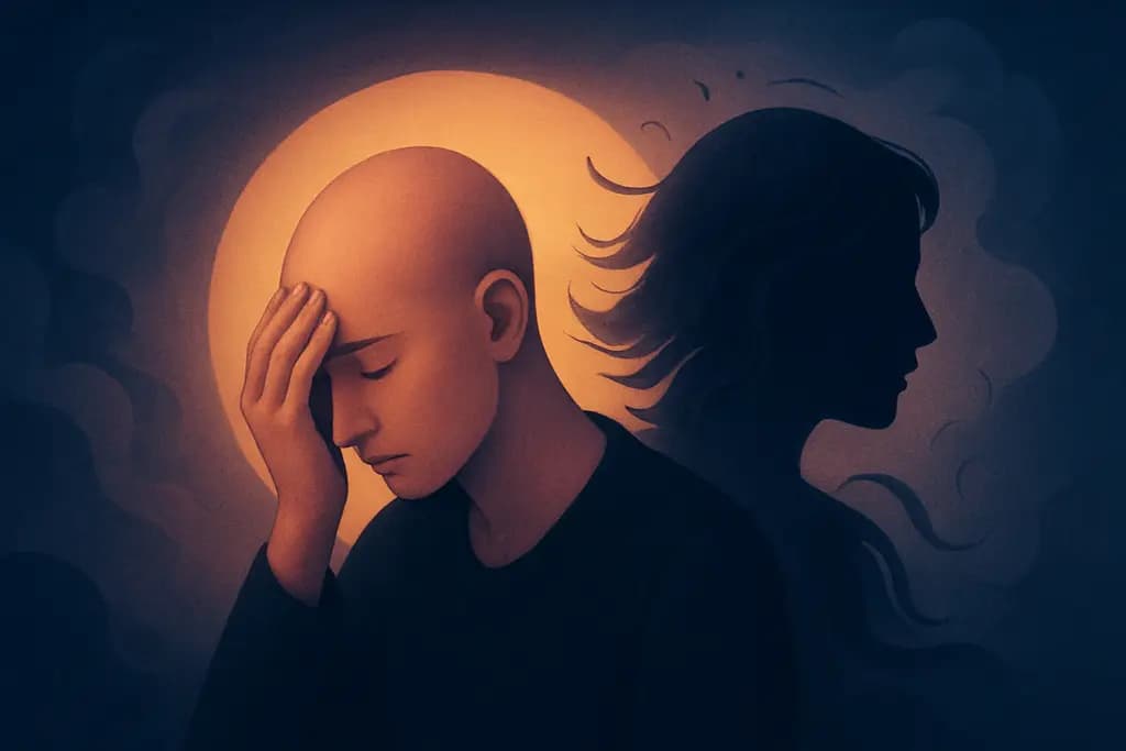 Dream illustration: Losing your hair suddenly