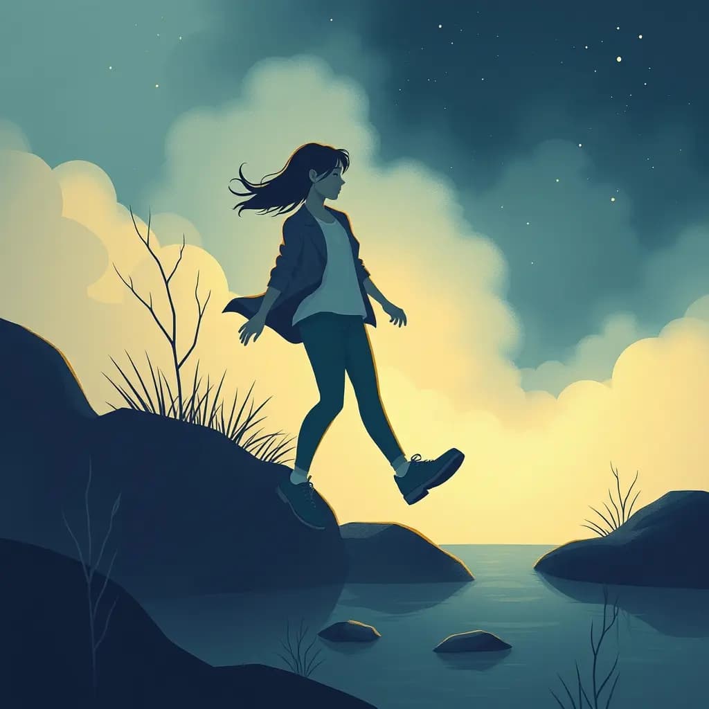 Dream illustration: Losing Your Shoes While Walking