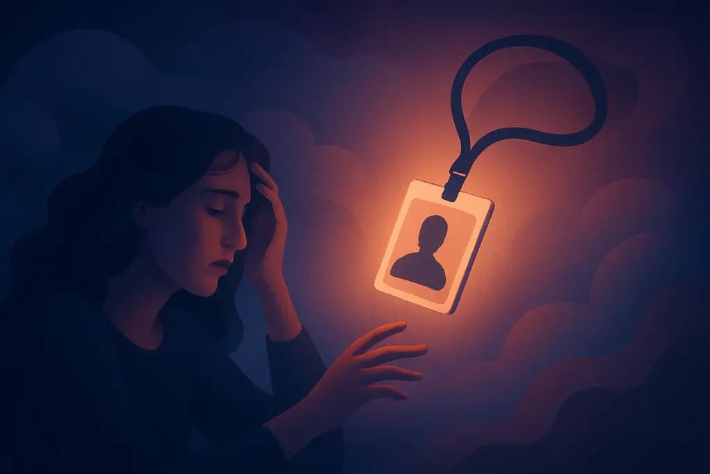 Dream illustration: Losing your work ID