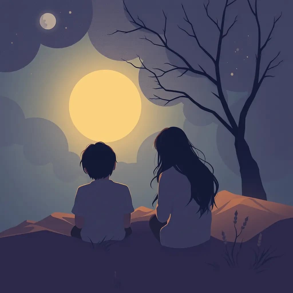 Dream illustration: Lost friend