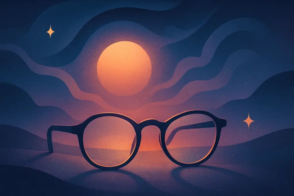 Dream illustration: Lost glasses