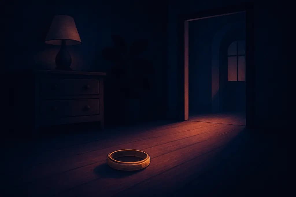 Dream illustration: lost heirloom ring in house dream