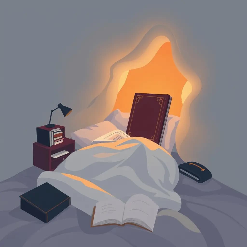 Dream illustration: Lost homework that becomes a secret book