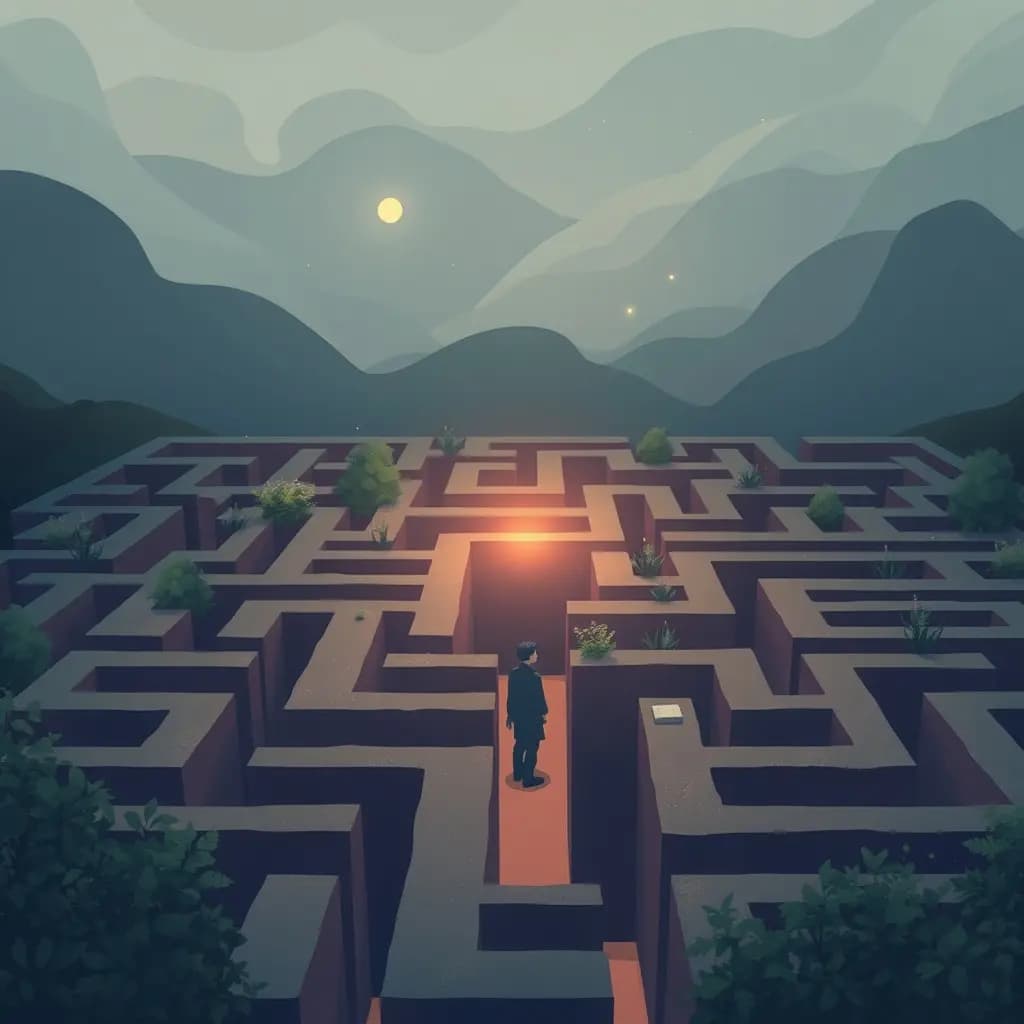Dream illustration: Lost in a Maze