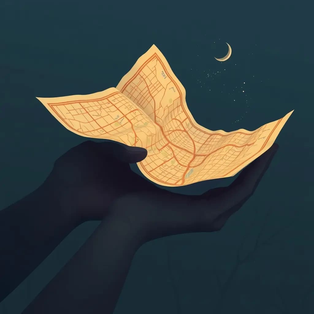 Dream illustration: Lost Map of Your City