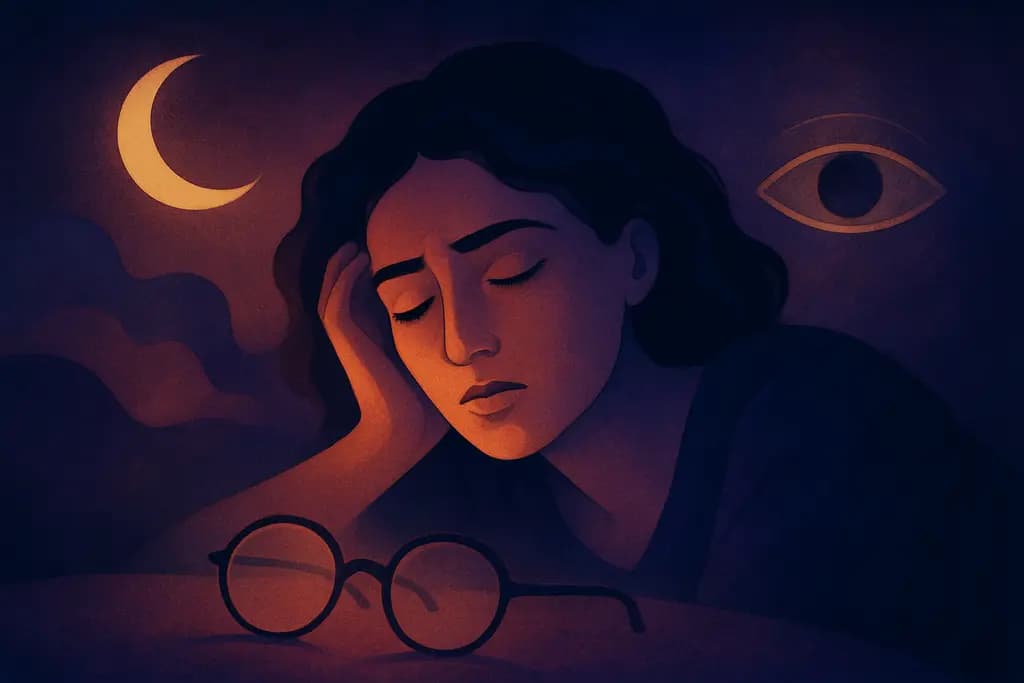 Dream illustration: lost my eyeglasses in a dream meaning