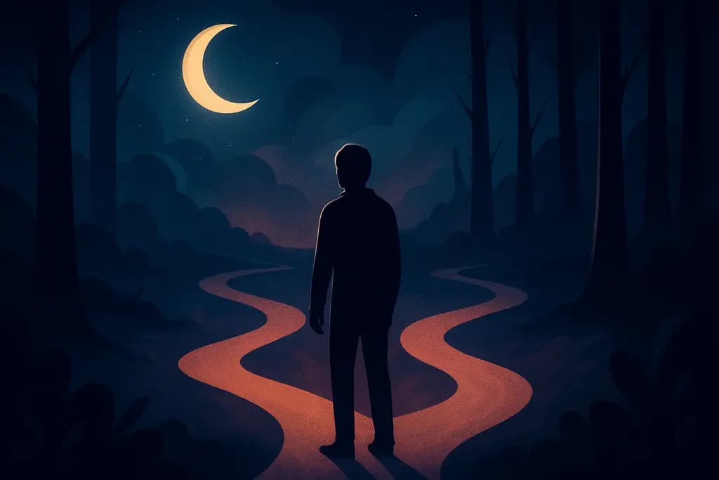 Dream illustration: Lost