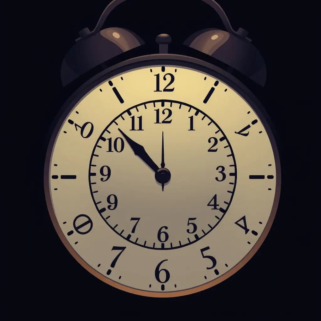 Dream illustration: Loud ticking clock