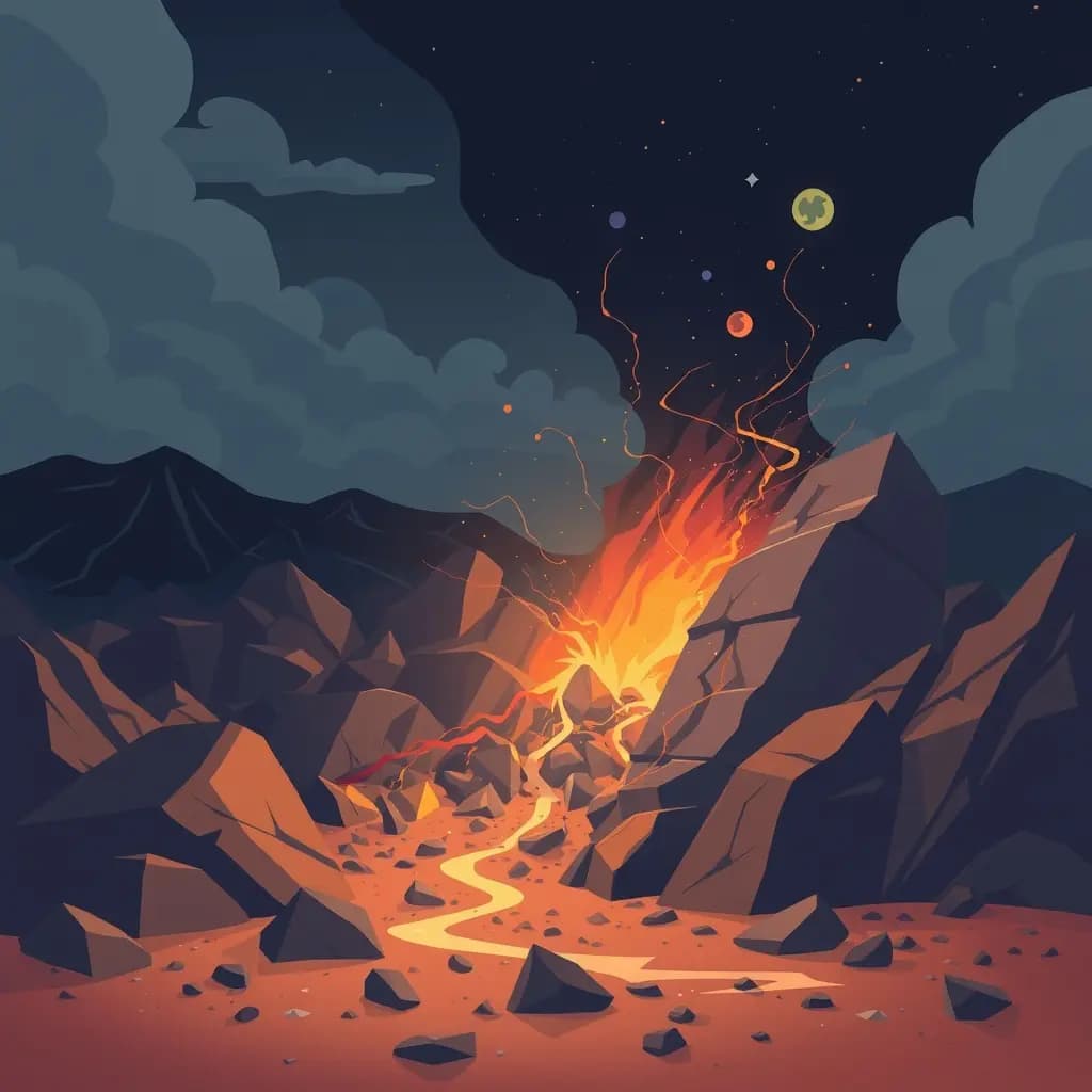 Dream illustration: Major earthquake