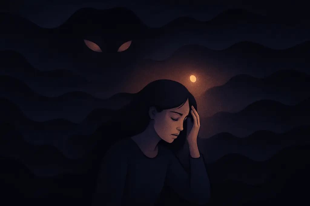 Dream illustration: many darkness
