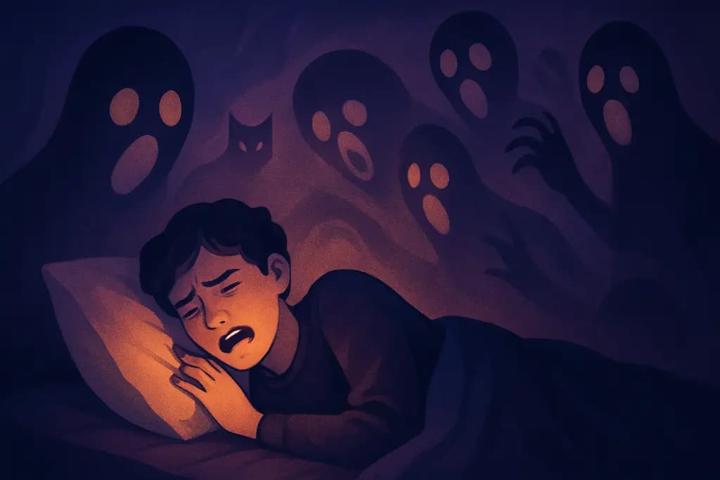 Dream illustration: many Jumpscares