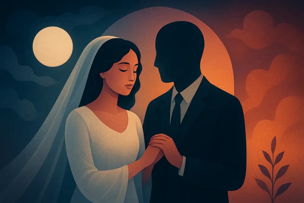Dream illustration: Marrying an unknown person