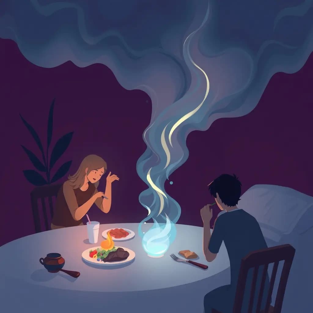Dream illustration: Meal That Never Finishes