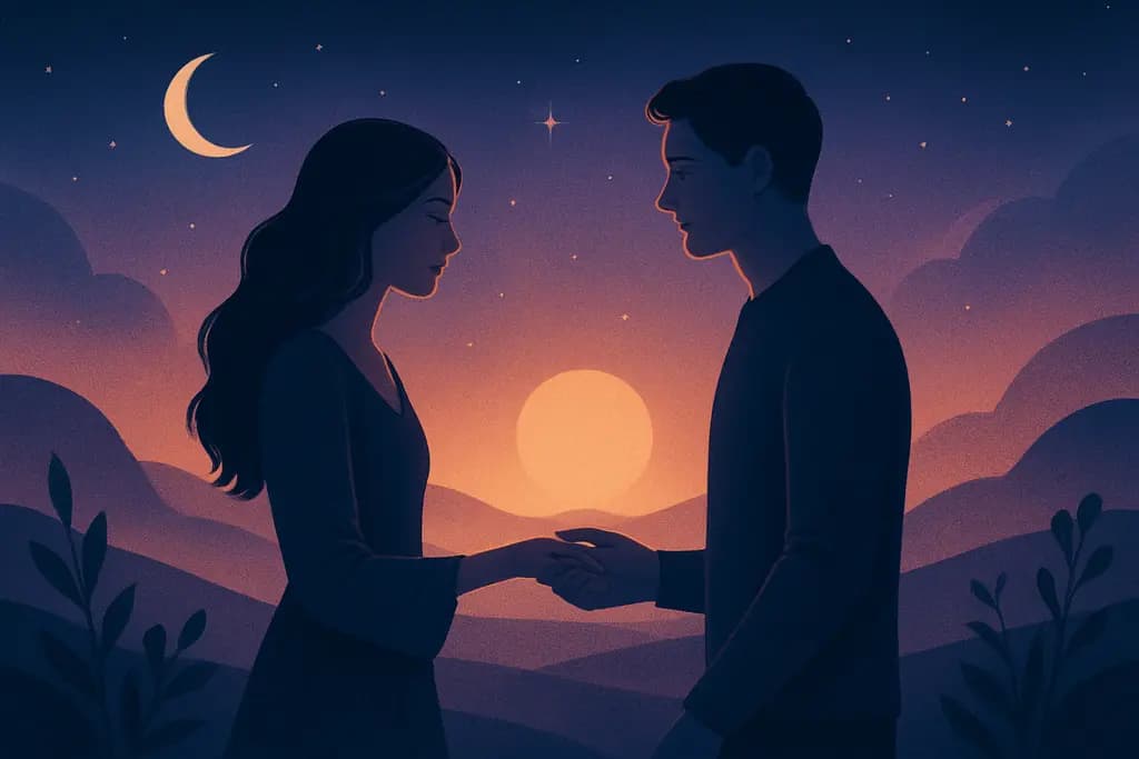 Dream illustration: Meeting a future partner