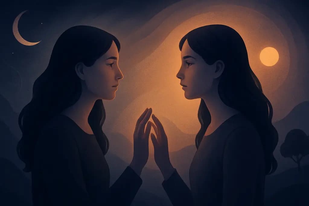 Dream illustration: Meeting your doppelgänger