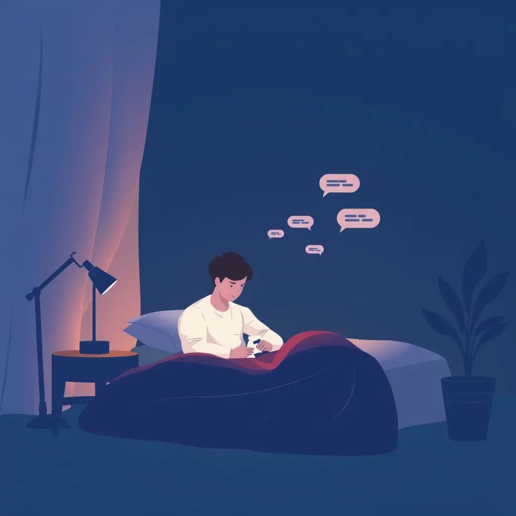 Dream illustration: Messages send to stranger